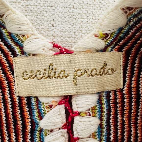 Cecelia Prado Hand Knit vest/shrug. No words. Gorgeous✨ One Size. One of a kind. - Picture 4 of 4
